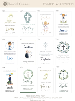 CATALOGO COMUNION VARONES - Universal Creaciones