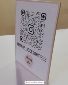 CARTEL QR - Universal Creaciones