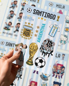 Planchitas de Stickers MUNDIAL