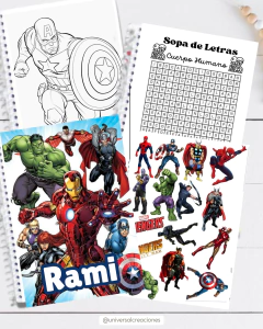 Cuaderno con Actividades y Stickers en internet