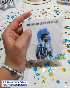 Kit Armá tu Pulsera + Tarjetón Personalizado - Universal Creaciones
