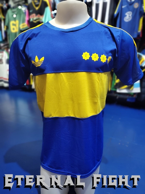 CAMISETA FUTBOL RETRO PREMIUM BOCA 1981 - comprar online