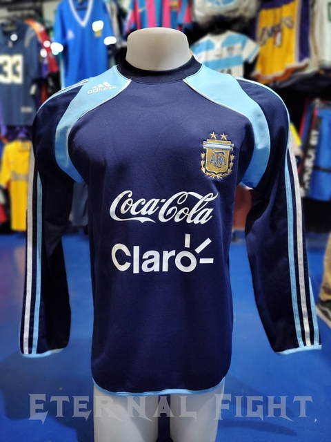 BUZO FUTBOL RETRO AFA AZUL 2009 - comprar online