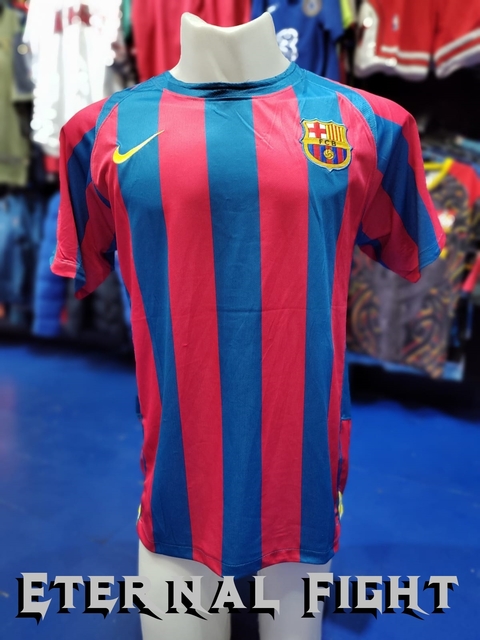 CAMISETA FUTBOL RETRO OFICIAL BARCELONA 2006