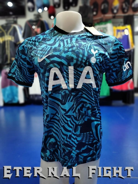 CAMISETA FUTBOL TOTTENHAM TURQUESA 2022/23