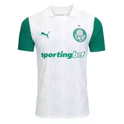 Camisa Palmeiras Torcedor - Temporada 25/26 - Branca- SportingBet - comprar online