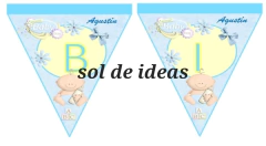 Cartel baby shower - nacimiento - tienda online