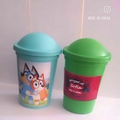 Vasos milkshake personalizados - Sol de ideas