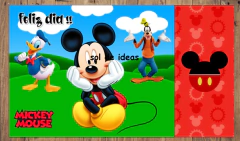 Bolsitas golosineras tipo valijita Mickey