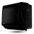 DISPENSER C/ ALAVANCA P/ TOALHA BOBINA PRETO - BRAVE - NOBRE