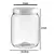 Organizador de Plástico Redondo com Tampa de Rosca Branco 1700ML - comprar online