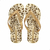 Chinelo Adulto Ipanema Happy Bege Ouro