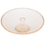 PRATO PARA BOLO CRISTAL COM PÉ DAISY AMBAR 31,3X10CM - loja online