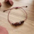 Pulsera Hilo Jaspe Rojo