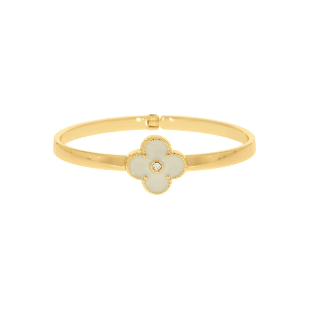 Pulseira Trevo - Nude
