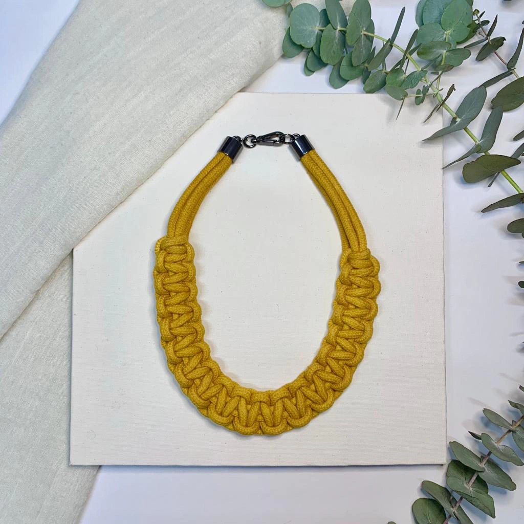Colar Maxi Amarelo