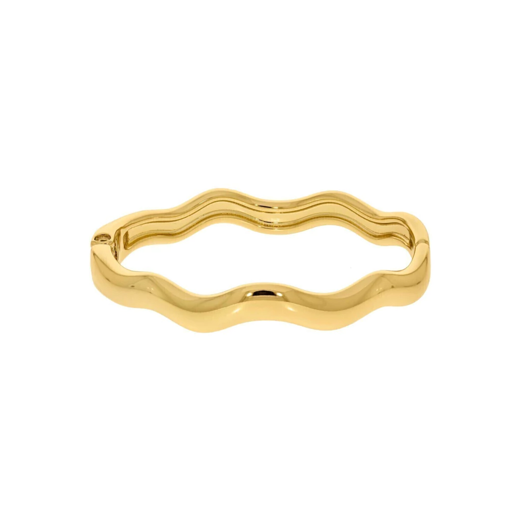 Pulseira Ondulada Dourada