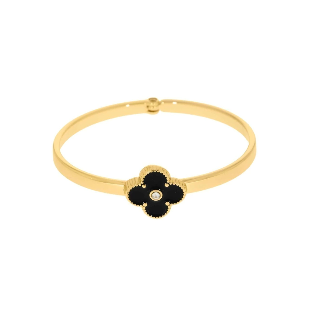 Pulseira Trevo - Preto