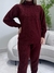 Conjunto Thaci Tricot Marsala na internet