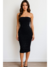Vestido Midi Mônaco Preto - comprar online