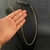 Imagem do Conjunto Cadeado 2mm Corrente + Pulseira - Moeda Antiga