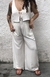 Calça pantalona básica off withe na internet
