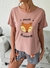 REF.1498 - PIJAMA FEMININO RAPOSA BABYDOLL