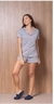 REF. 1451 - PIJAMA FEMININO CINZA E ROSA
