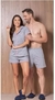 REF. 1451 - PIJAMA FEMININO CINZA E ROSA - comprar online