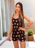 REF. 1609 - PIJAMA FEMININO ALCINHA LOVE PRETO - loja online