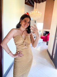 Vestido Malia Bege