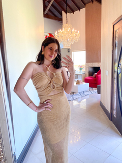 Vestido Malia Bege - comprar online