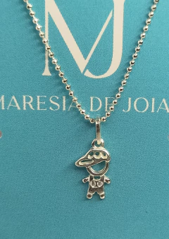 Colar Pingente Menino na internet
