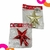 6922327878381 - PUNTERO ESTRELLA 14CM ROJO Y DORADO EN BOLSA (2460826)