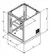 GB-61X55X55-AC GABINETE COMPARTIMENTO DE BATERIAS CLINCH - ALGCOM - comprar online