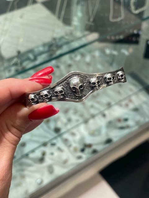 Bracelete Exu 7 Caveiras