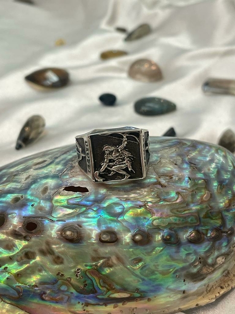 Anel Quadrado Oxossi