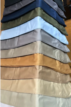 Calça Masculina Sarja Alfaitaria Cor Caqui - comprar online
