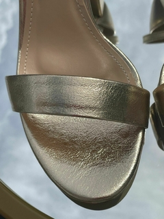 SANDÁLIA LIZ DOURADA - LABRU SHOES
