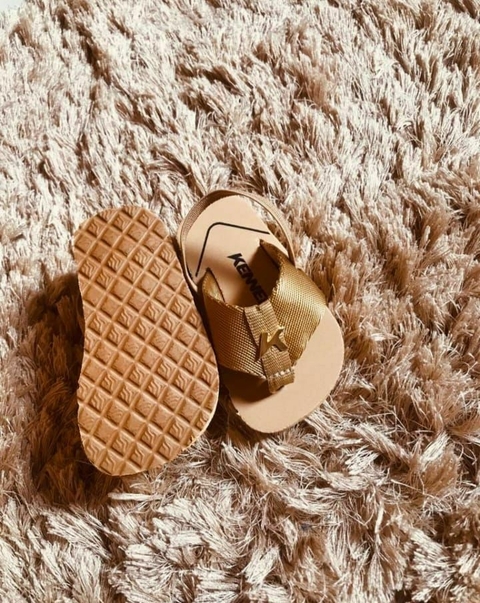 SANDÁLIA KENNER RAKKA L7 - Dourado Baby