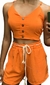 Conjunto Cropped de Botão e Short - comprar online