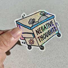 Sticker negative thoughts