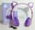 Auricular vincha bluetooth gatito con luz