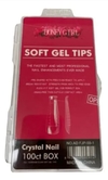 Soft gel tips Molde F1 Bailarina Unhas 1 Formato Reutilizável C/100 - Honey Girl