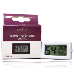 Termo Higrômetro Digital Master Pequeno
