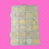 Mix De Glitter Dourado C/24 Para Decoração De Unha Nail Art - Fingertip Color