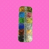 12 Folhas Ouro Colorido Encapsulamento Unhas