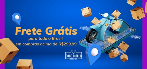Imagem do banner rotativo Coco D'ollo COSMÉTICOS 