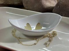 Aros corazón asimetrico
