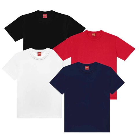 Camiseta Básica Manga Curta Kyly 100% Algodão